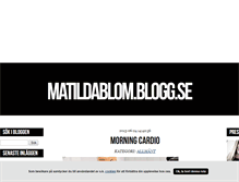 Tablet Screenshot of matildablom.blogg.se