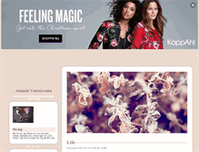 Tablet Screenshot of amandatv.blogg.se