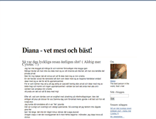 Tablet Screenshot of dianapersson.blogg.se