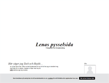 Tablet Screenshot of lena1971.blogg.se