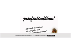 Desktop Screenshot of joseffinlindblom.blogg.se