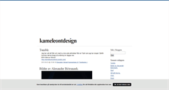 Desktop Screenshot of kameleontdesign.blogg.se