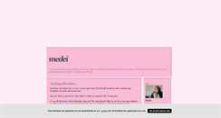 Desktop Screenshot of medei.blogg.se