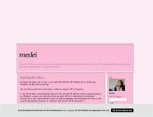 Tablet Screenshot of medei.blogg.se