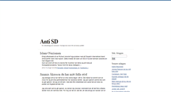 Desktop Screenshot of antisd.blogg.se