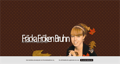 Desktop Screenshot of missbruhn.blogg.se