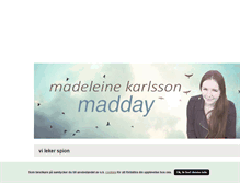 Tablet Screenshot of madday.blogg.se