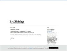 Tablet Screenshot of ersskonhet.blogg.se