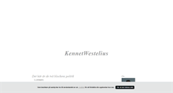 Desktop Screenshot of kennetwestelius.blogg.se