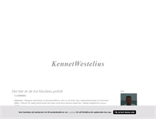 Tablet Screenshot of kennetwestelius.blogg.se