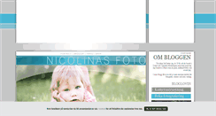 Desktop Screenshot of nicolinasfoto.blogg.se