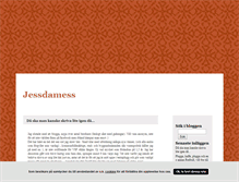 Tablet Screenshot of jessdamess.blogg.se