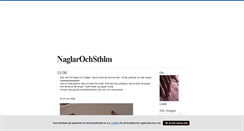 Desktop Screenshot of naglarochsthlm.blogg.se