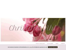 Tablet Screenshot of christinaahl.blogg.se
