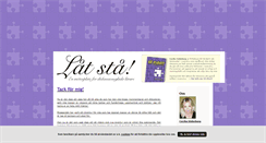 Desktop Screenshot of latsta.blogg.se