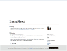 Tablet Screenshot of lunnafinest.blogg.se