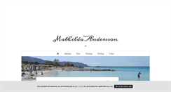 Desktop Screenshot of mathildaanderssonn.blogg.se