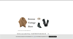 Desktop Screenshot of emmasvintagestore.blogg.se