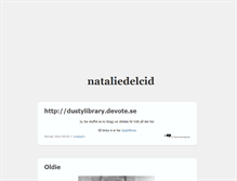 Tablet Screenshot of darianatalie.blogg.se