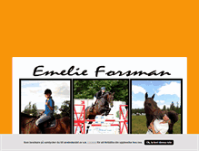 Tablet Screenshot of emelieforsmans.blogg.se