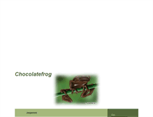 Tablet Screenshot of chocolatefrog.blogg.se