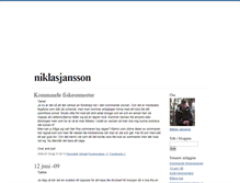 Tablet Screenshot of niklasjansson.blogg.se