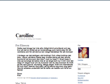 Tablet Screenshot of carolline.blogg.se