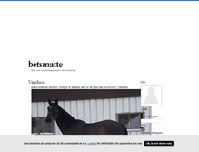 Tablet Screenshot of betsmatte.blogg.se