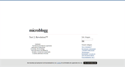Desktop Screenshot of microblogg.blogg.se