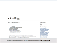 Tablet Screenshot of microblogg.blogg.se