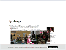 Tablet Screenshot of ljusdesign.blogg.se