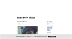 Desktop Screenshot of justindrevbieber.blogg.se