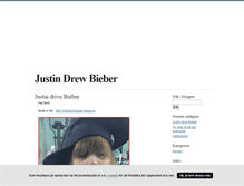 Tablet Screenshot of justindrevbieber.blogg.se
