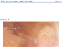Tablet Screenshot of felicianyweliius.blogg.se