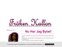 Tablet Screenshot of frokenhallon.blogg.se