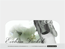 Tablet Screenshot of evelinadeckel.blogg.se