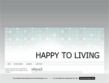 Tablet Screenshot of happytoliving.blogg.se
