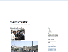 Tablet Screenshot of civilobservator.blogg.se