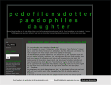Tablet Screenshot of pedofilensdotter.blogg.se