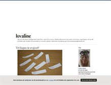 Tablet Screenshot of lovaline.blogg.se