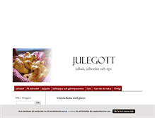 Tablet Screenshot of julegott.blogg.se