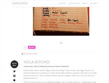 Tablet Screenshot of danikani.blogg.se
