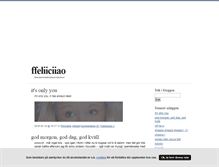 Tablet Screenshot of ffeliiciiao.blogg.se