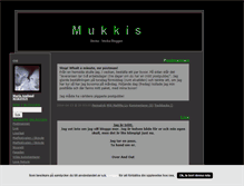 Tablet Screenshot of mukkis.blogg.se