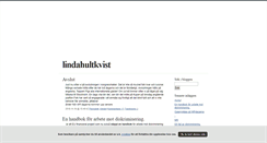 Desktop Screenshot of lindahultkvist.blogg.se