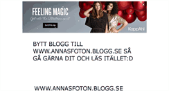 Desktop Screenshot of afotoblogg.blogg.se