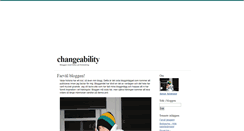 Desktop Screenshot of changeability.blogg.se