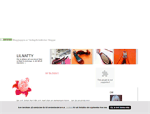 Tablet Screenshot of lilnatty.blogg.se
