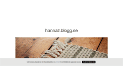 Desktop Screenshot of hannaz.blogg.se
