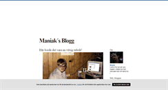 Desktop Screenshot of maniaks.blogg.se